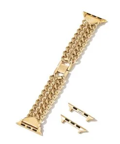 Earrings Bracelets Elegant Shop -Earrings Bracelets Elegant Shop kendra scott whitley double chain watch band gold 01