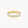 Kendra Scott Whitney 14k Yellow Gold Band Ring In White Diamond