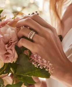 Kendra Scott Whitney 14k Yellow Gold Band Ring In White Diamond -Earrings Bracelets Elegant Shop kendra scott whitney band ring 14k yellow gold white diamond 4